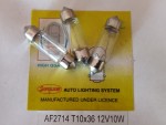 Light bulb - 12V, 10W, SV8,5-8, sofita, C10W